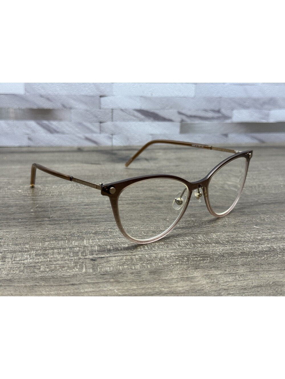 Marc Jacobs Designer Eyeglasses, Frames Only, MARC 32 TVX ..-..-140 Brown Clear